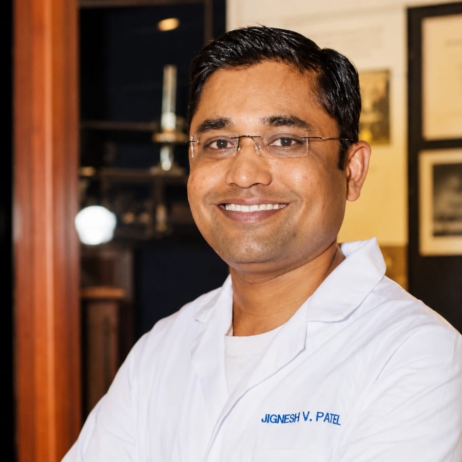 Portrait of Dr. Jignesh V. Patel, General Dentist at Whitehall Dental Group in Whitehall Township, PA
